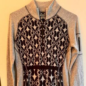 Title nine 1/4 zip knit dress.
